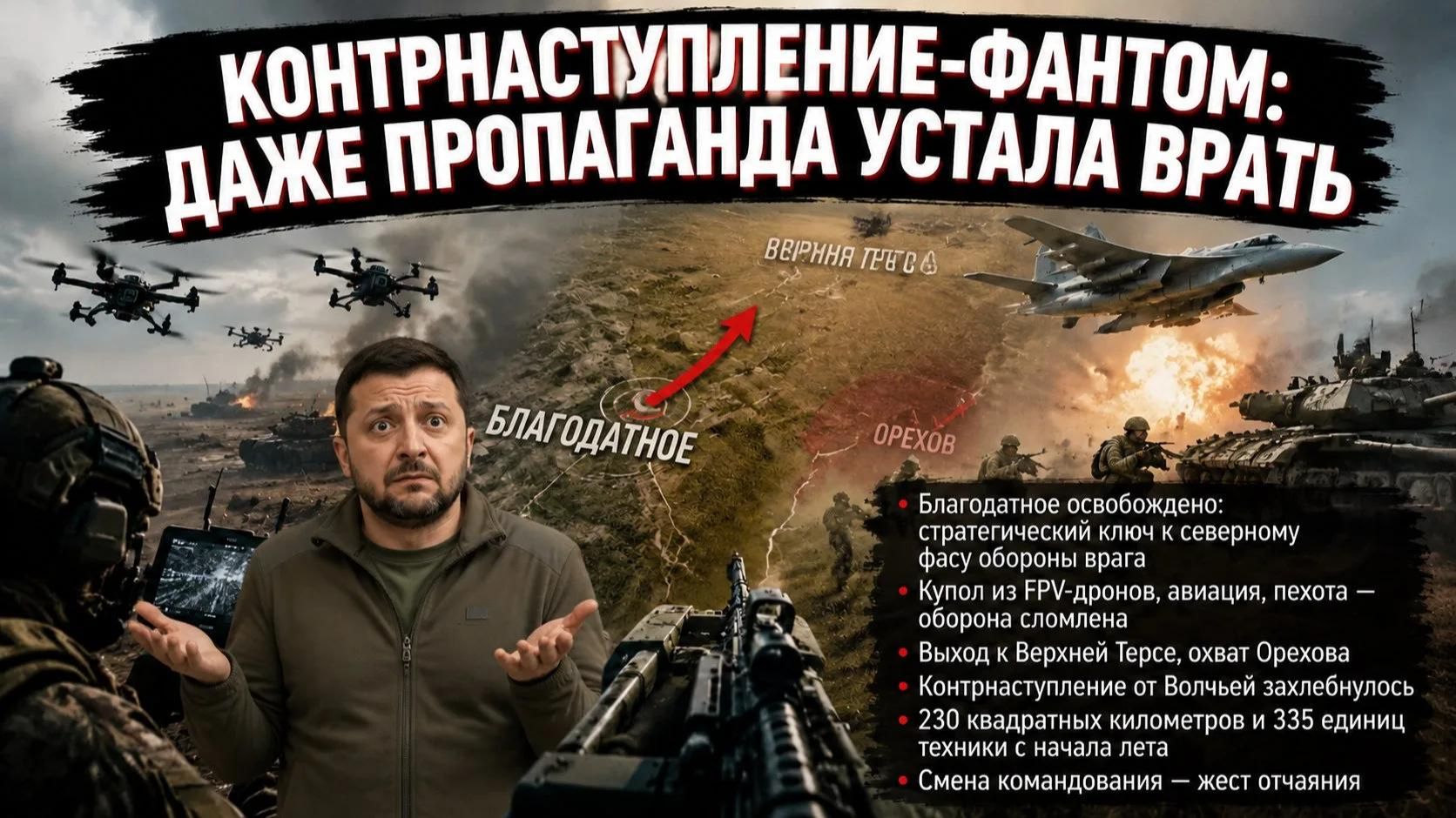 Лето перемалывает врага: темпы такие, что штабы не успевают врать смотреть онлайн