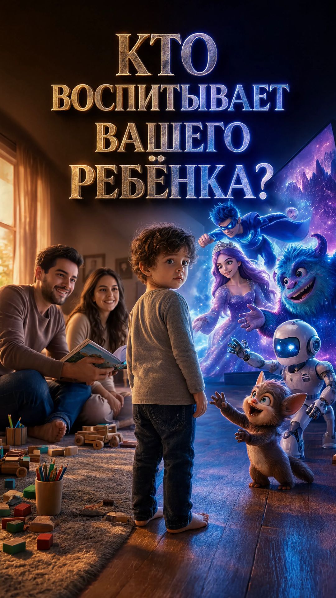 Про воспитание детей мультфильмами.