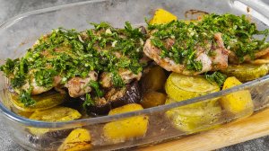 Курица с овощами в духовке. Вкусный ужин для всей семьи