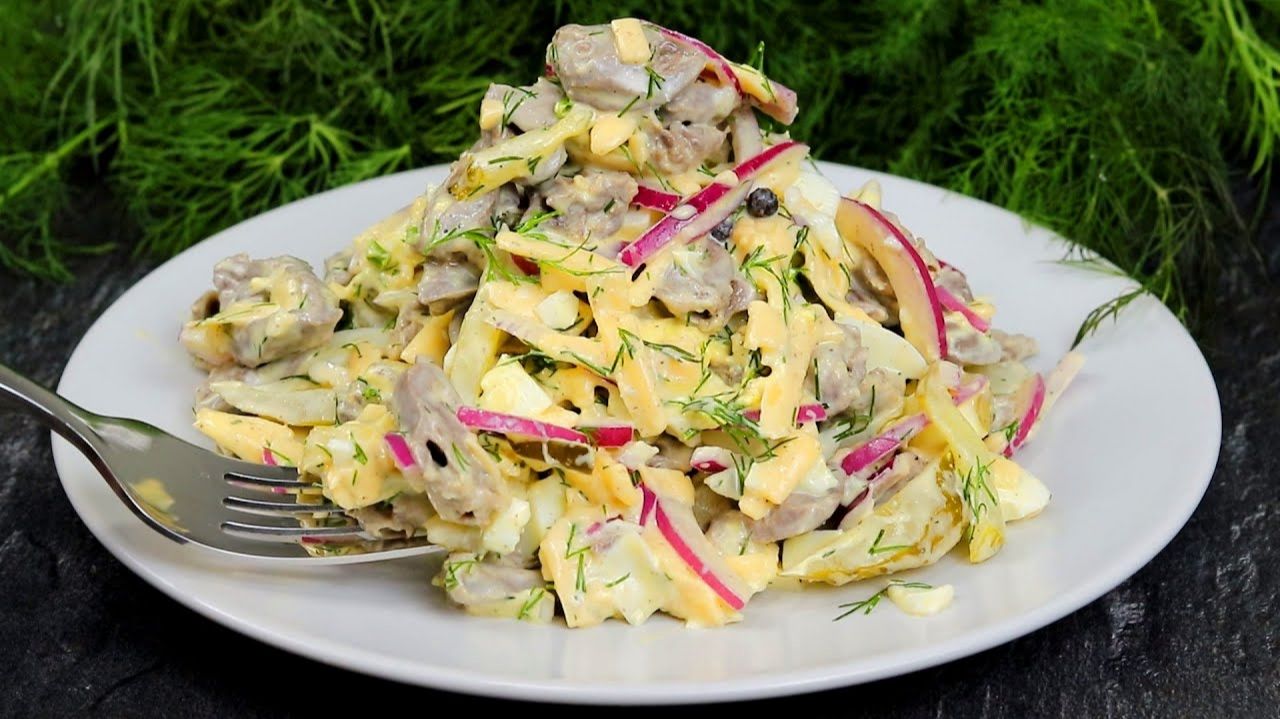 Попробовал НОВЫЙ Салат "Зимнее Сердце" Уж очень Он Вкусный! На Праздник, то что нужно!!! смотреть онлайн