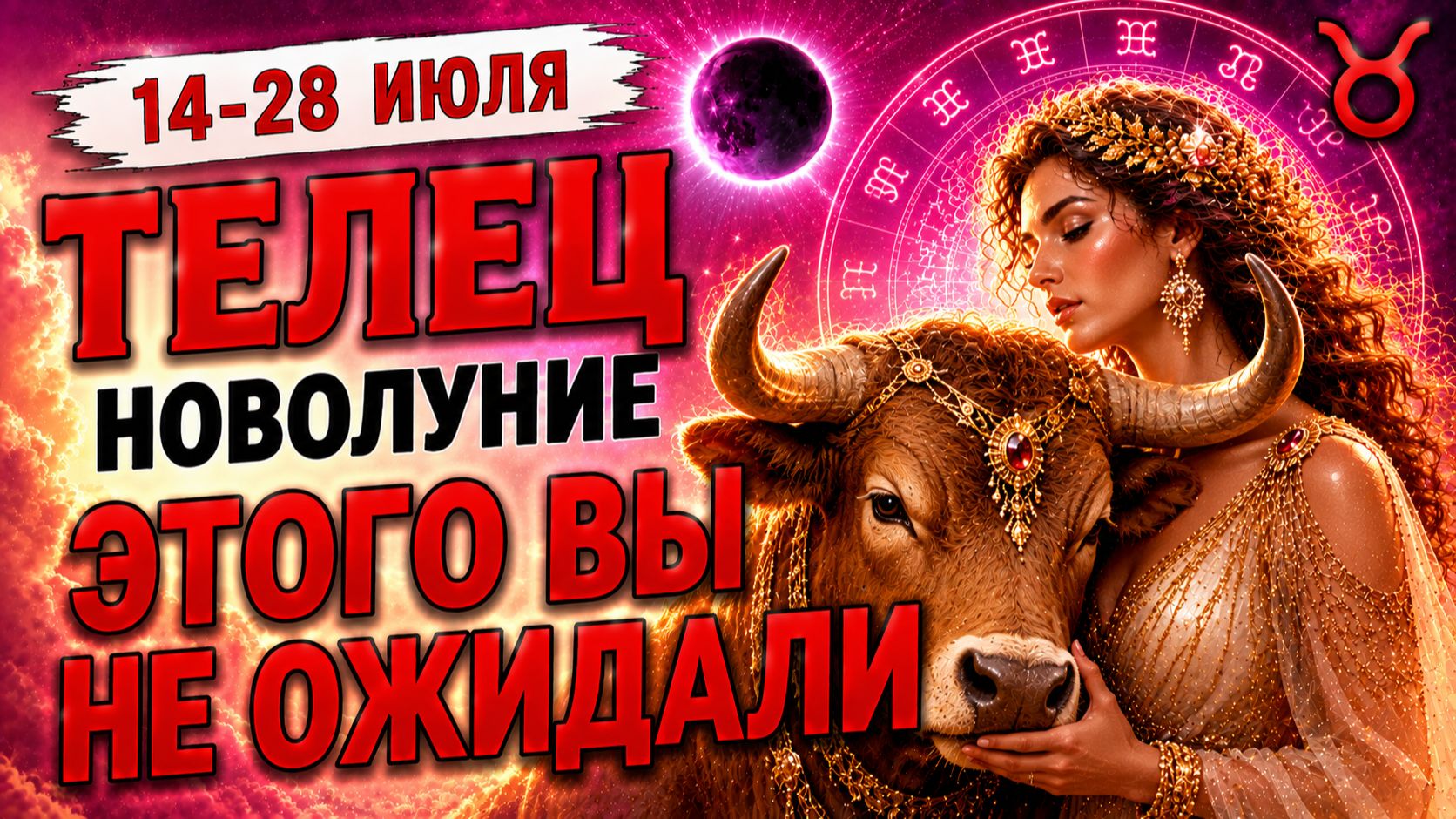Вы этого не ожидали! Что ожидает Тельца в новолуние в июле! Астрологический прогноз для Тельцов! смотреть онлайн