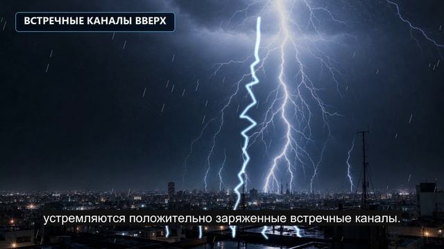 Как рождается молния: невидимый путь вниз и яркий удар вверх Как рождается молния: невидимый путь вниз и яркий удар вверх