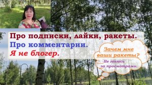 Про подписки, лайки, ракеты, комментарии.БолтоВЛОГиЯ.