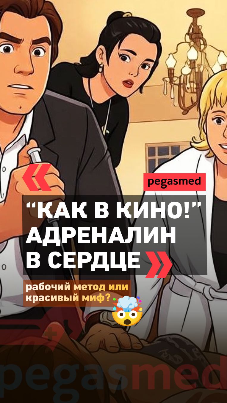 КАК В КИНО! Адреналин в сердце: рабочий метод или красивый миф