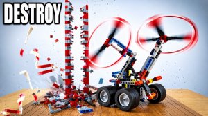 Тестируете 8 машинок LEGO, разрушающих невозможные башни LEGO?