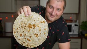 Простой и быстрый рецепт лаваша для шаурмы.