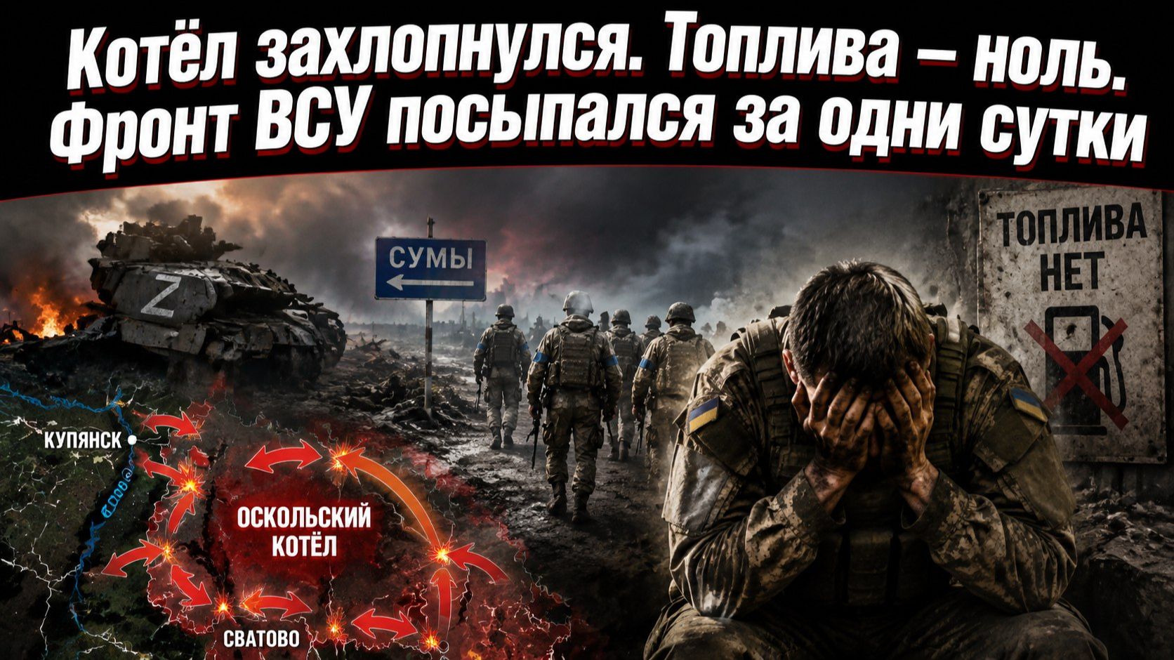 Оскольский котёл. Генералы сняты. Боевики драпают. Что случилось на фронте за 24 часа? смотреть онлайн