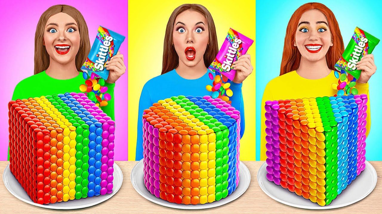 Геометрический Челлендж с Едой # Смешные Моменты с Jelly DO Challenge смотреть онлайн