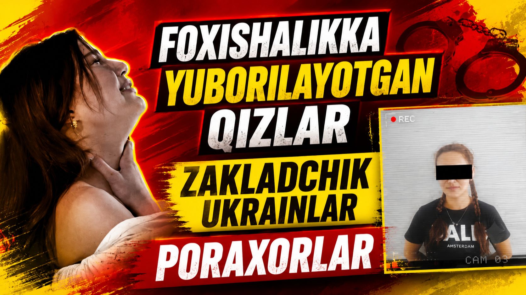 QO`LGA TUSHGAN FOXISHALIKKA YUBORILAYOTGAN QIZLAR, ZAKLADCHIK UKRAINLAR, PORAXO`RLAR, TOVLAMACHILAR смотреть онлайн