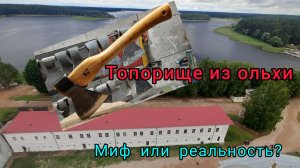 Топорище из ольхи. Миф или реальность? (Архивное)