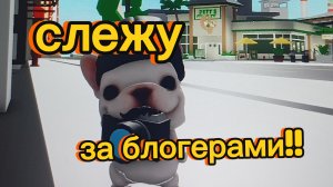 слежу за блогерами на их сервере когда они снимали ролик!!!