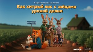 КАК ХИТРЫЙ ЛИС С ЗАЙЦАМИ УРОЖАЙ ДЕЛИЛ - Трейлер мультфильма