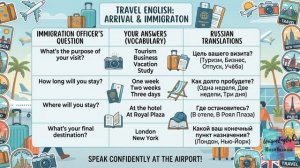 Travel English Vocabulary Arrival - Английский для путешествий
