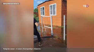 Ураган разрушил туристический лагерь под Нижним Тагилом