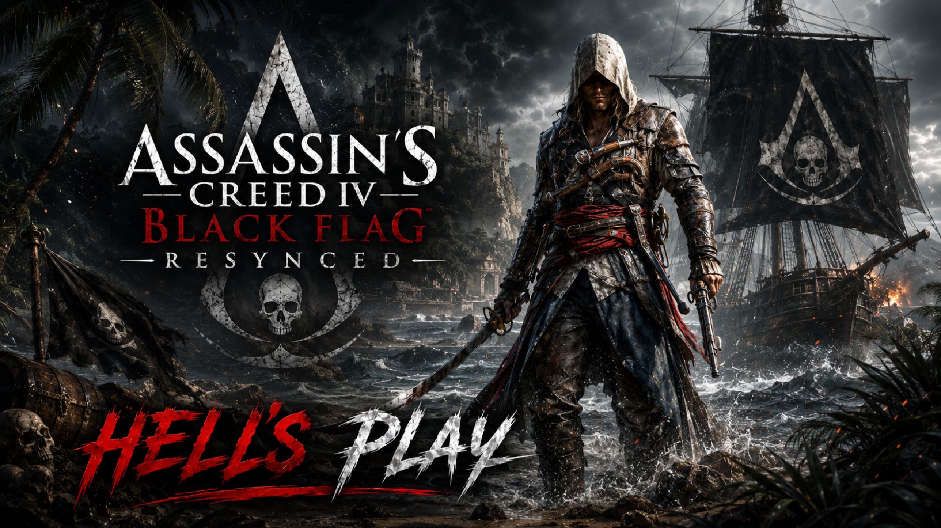 #3 Я пилат! Калибского моля? - Assassin's Creed Black Flag Resynced смотреть онлайн
