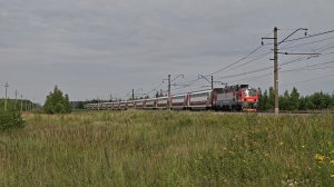 ЭП20-018 с поездом №4 «Кавказ» Москва–Кисловодск