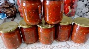 супер помидоры с горчицей и аджика как свежая на зиму🍅🌶👍