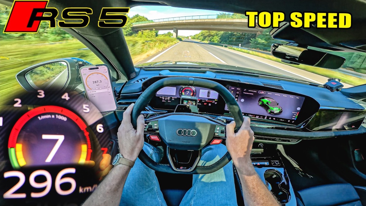 2026 Audi RS5 AVANT B10  296КМ/Ч POV на МАКСИМАЛЬНОЙ СКОРОСТИ AutoTopNL