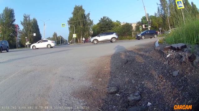 Поставил регистратор на велосипед