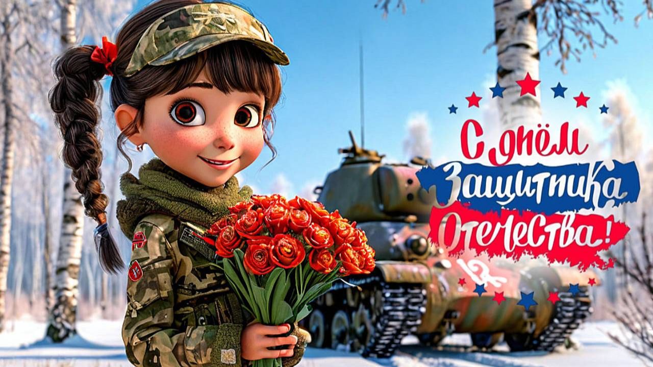 С 23 Февраля Поздравляю!👦 Прикольные Поздравления С Днём Защитника Отечества! С Днём Мужчин! смотреть онлайн
