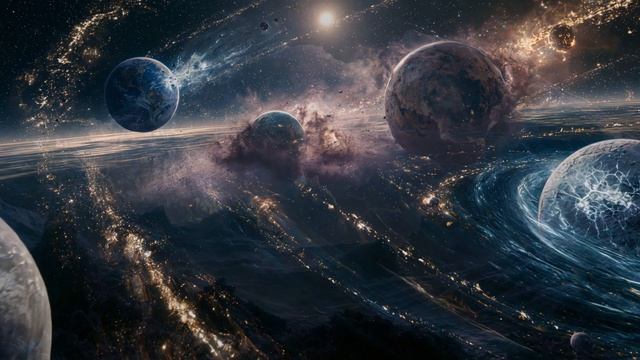 Долина застывших Звезд - Космическая эмбиент-музыка и атмосфера горной ночи - 4K смотреть онлайн