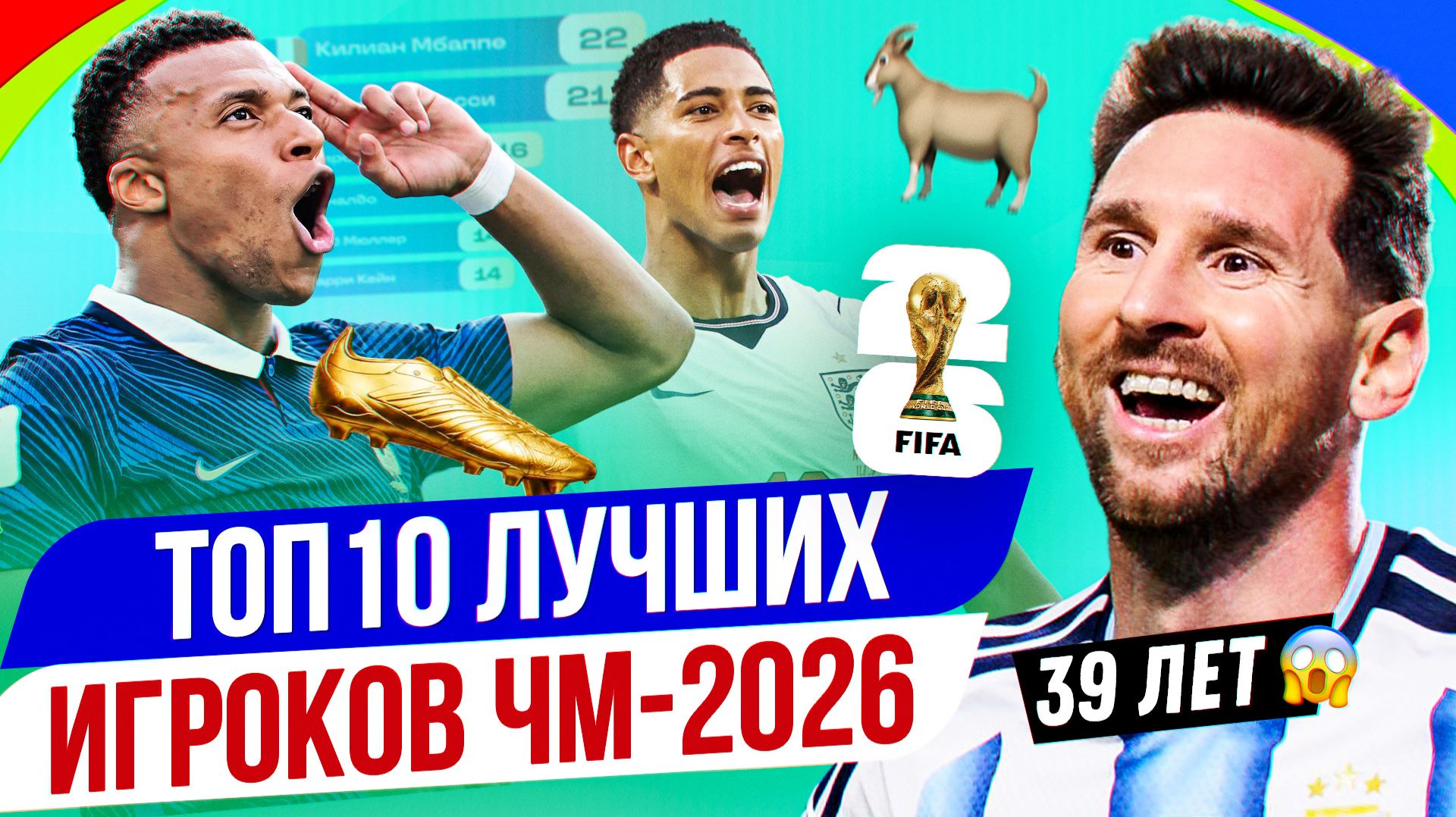 ТОП 10 Лучших игроков ЧМ-2026 смотреть онлайн
