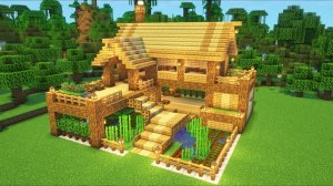 МАЙНКРАФТ Как построить дом для выживания на ферме - Minecraft новые видео