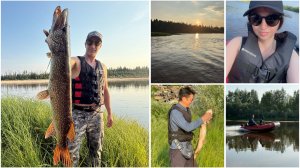 Продолжение вечерней рыбалки на Пякупуре: перекус на воде, сходы и ночные приключения. Рыбалка 2026.