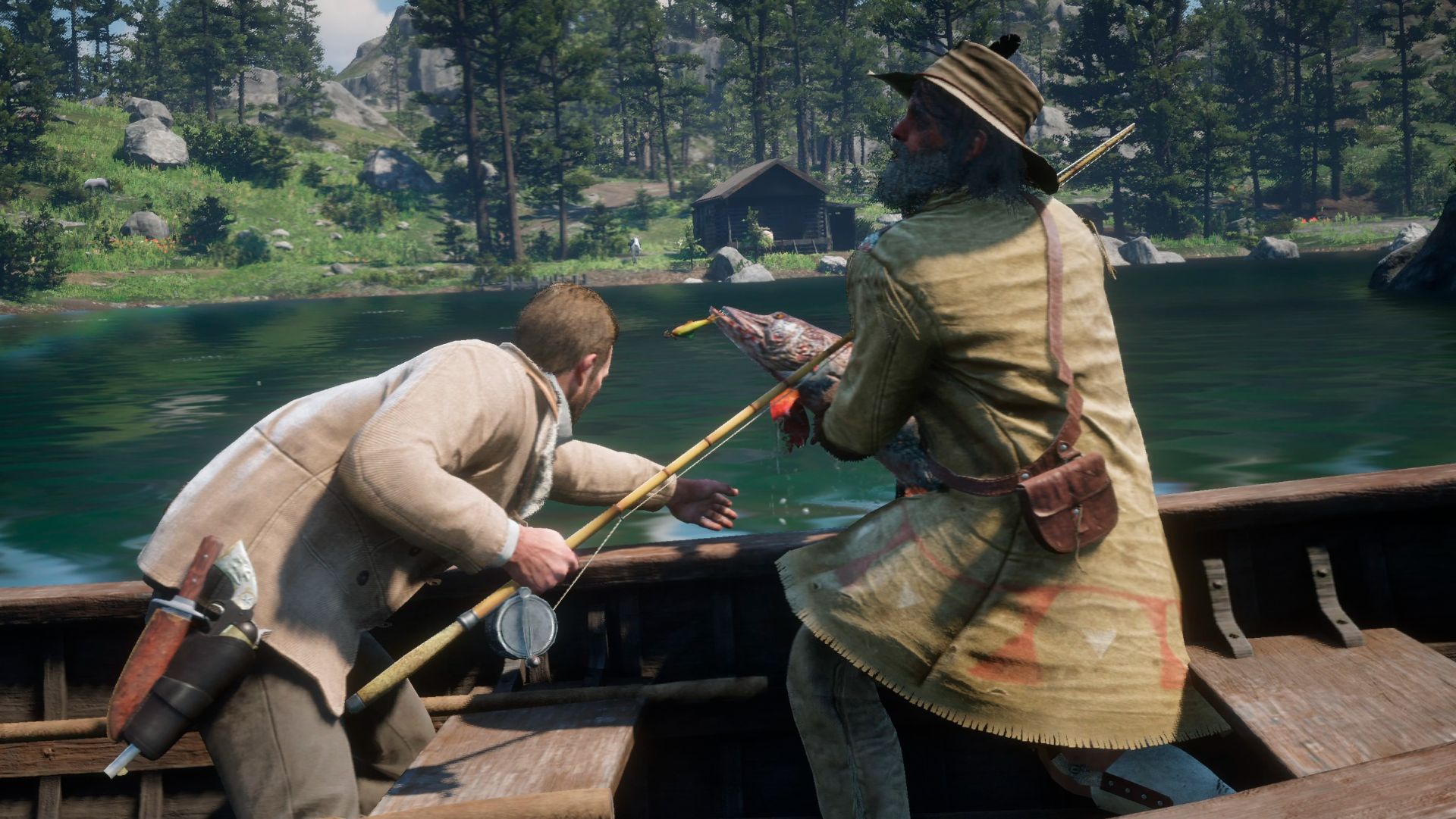 Red Dead Redemption 2 - серия 116 - Легендарная рыбалка с Хэмишем смотреть онлайн