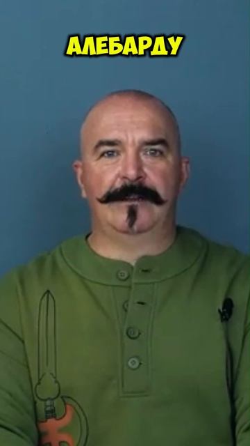 Зачем офицеру алебарда