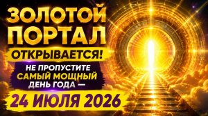 Золотой Портал открывается. Не пропустите самый мощный день года 24 июля.