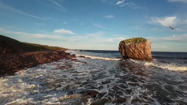 Аметистовый берег. Белое море. Кольский полуостров.