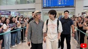 [Эксклюзив] Тэхён из BTS лично встретил Чонгука в аэропорту Инчхон!
