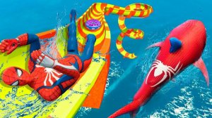 Модель Спайдермена_ трекинг на сверхскорости и трение в GTA 5