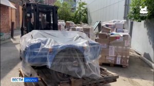 20 тонн гуманитарной помощи отправили из Иркутска для воинов-сибиряков в зону специальной военной оп