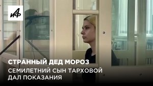 Странный Дед Мороз. Семилетний сын Тарховой дал показания