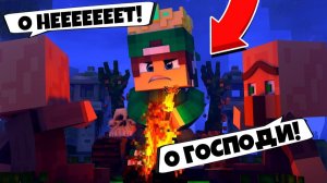 Я НАПУГАЛ ЭТИХ ЖИТЕЛЕЙ НОЧЬЮ В МАЙНКРАФТ | Риколит Minecraft