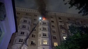 Ночной пожар в маршальском доме в Таганском районе Москвы: что известно
