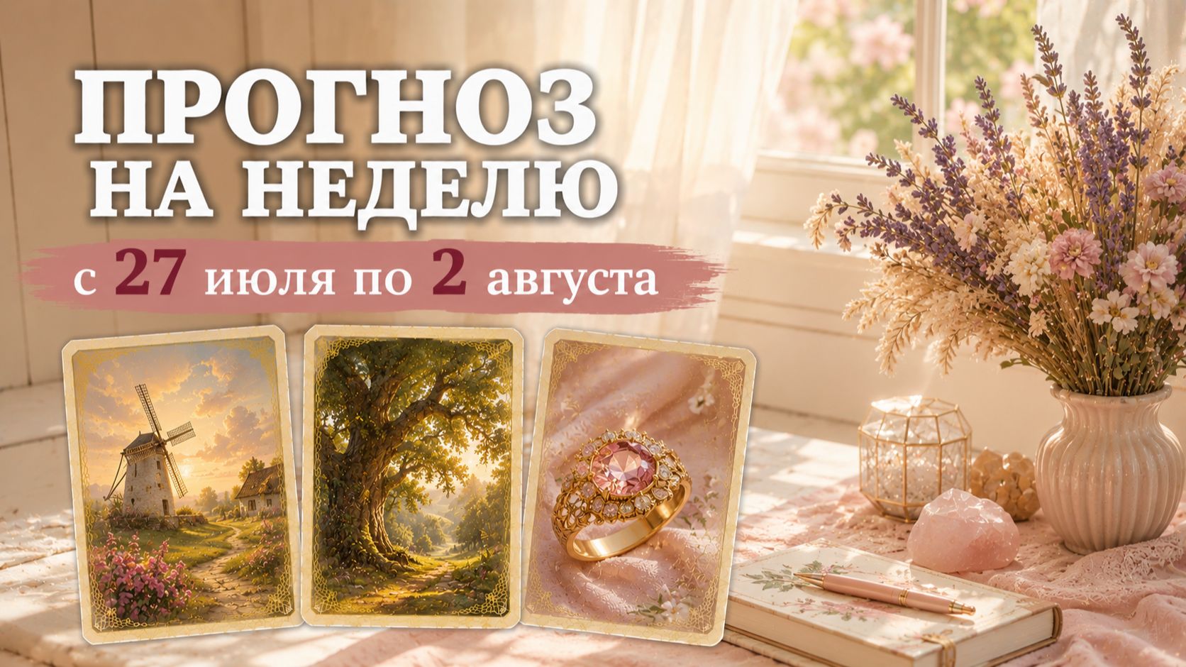 🧙ПРОГНОЗ ЛЕНОРМАН НА НЕДЕЛЮ 27 ИЮЛЯ-2 АВГУСТА. Деньги, Самочувствие, Энергии недели смотреть онлайн