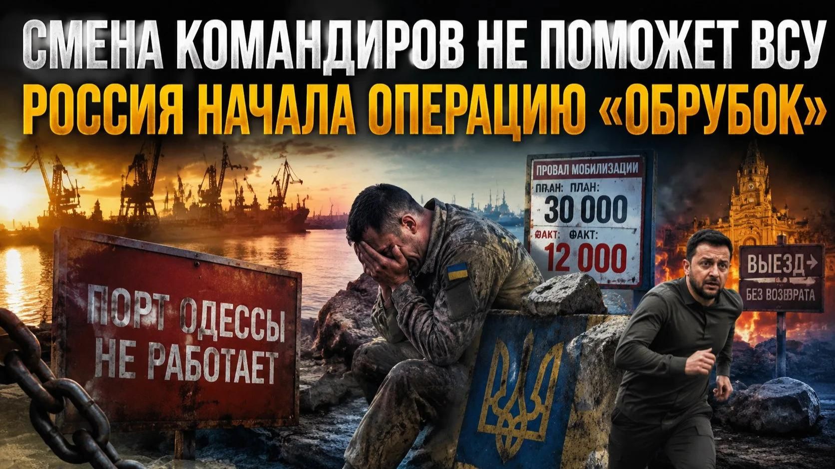 Зеленский устроил цирк, но это не спасёт ВСУ! Украина превращается в «Обрубок»! смотреть онлайн