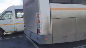 Автобус Лиаз-5250 «ВОЯЖ» следует по маршруту 399(Москва-Магазин Турист(Электросталь))
