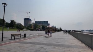 Осваиваем метро г. Новосибирска / Гуляем по набережной / Обед в ресторане