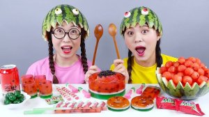 Арбузный желейный сок Мукбанг ДОНА DONA