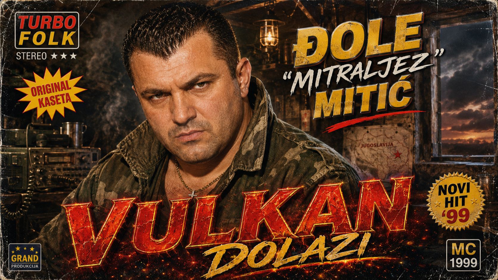 Đole „Mitraljez“ Mitić - Vulkan dolazi | Yugoslavian Turbo-Folk Songs (Full Music Album) смотреть онлайн