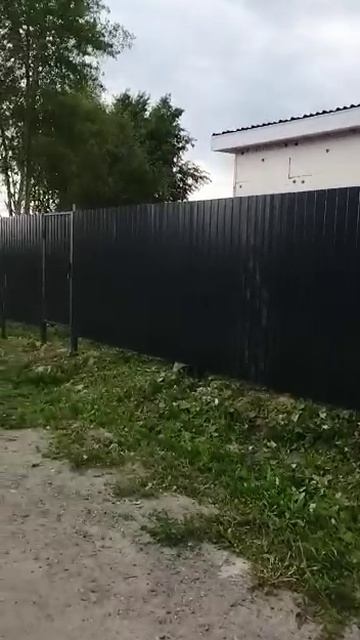 Установка забора