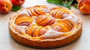 НЕВЕРОЯТНО НЕЖНЫЙ ПЕРСИКОВЫЙ ПИРОГ! РЕЦЕПТ ВКУСНОЙ ВЫПЕЧКИ ИЗ СЕЗОННЫХ ФРУКТОВ!