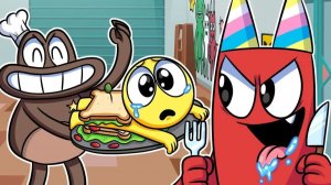 БЕСПРЕДЕЛ В САДУ БАН БАНА! | Garten of Ban Ban/Rainbow Friends — Анимации на русском