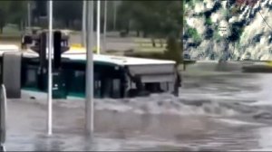 Сильнейший залповый ливень с крупным градом обрушился на Астану 23 июля 2026 года