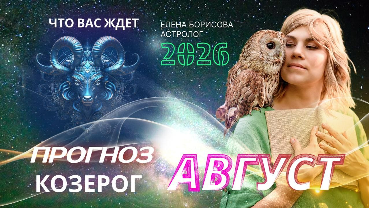 Козерог. Прогноз на АВГУСТ 2026