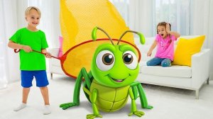 Дети изучают насекомых и природу
